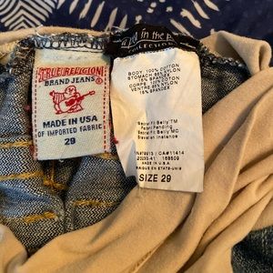 True Religion maternity pants